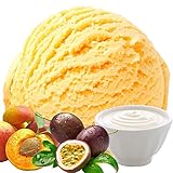 Joghurt Pfirsich Maracuja Geschmack 1 Kg Gino Gelati Eispulver Softeispulver für Ihre Eismaschine