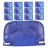 TEHAUX Outdoor Kühlweste mit 8 Kühlakkus Tragbare Sommer Eisweste für Männer und Frauen Leichte Arbeitsweste für Heiße Umgebungen