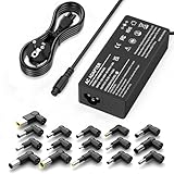 90W Universal Netzteil Laptop Ladekabel Ladegerät für Lenovo HP Dell Acer ASUS Samsung Toshiba Sony Fujitsu Gateway Notebook Ultrabook Chromebook AC Adapter mit 16 Steckers