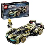 LEGO Speed Champions Lamborghini Lambo V12 Vision GT Supersportwagen, Spielzeugauto mit baubarem Modell für Kinder, Geschenk für Jungen, Mädchen und Gamingfans 76923
