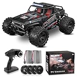 JOYTREKY Ferngesteuertes Auto - 1:18 Scales High Speed 40KM/H RC Auto 4WD Offroad-RC-Truck 2 Batterien 2.4GHz All-Terrain-Spielzeug Wiederaufladbar Fast Cars Für Kinder und Erwachsene - Schwarz