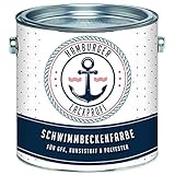 2-K Schwimmbeckenfarbe GLÄNZEND FARBAUSWAHL für GFK Kunststoff Polyester SET 2k Poolfarbe Schwimmbadfarbe Schwimmbeckenbeschichtung Unterwasserfarbe // Hamburger Lack-Profi (2,5 L)