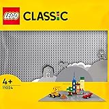 LEGO 11024 Classic Graue Bauplatte, quadratische Grundplatte mit 48x48 Noppen als Basis für Konstruktionen und für weitere Sets