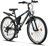 Licorne Bike Guide Premium Mountainbike in 26 Zoll Fahrrad für Mädchen Jungen Herren und Damen - 21 Gang Schaltung (bei 20 Zoll 18 Gänge)