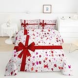 Bettdecke 135x200 Weihnachten Steppdecke 135x200 Geschenk 4 Jahreszeiten Bettdecken mit 2 Kissenbezug, Waschbar Microfaser Bettzeug, Warme Weiche Bettdecke ohne BezugY1778