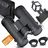 Adler Focus Fernglas 10x42 für Erwachsene, Eagle-Eye-Technologie, 18mm HD Augenmuschel, BAK4+FMC, Feldstecher, für Brillenträger, Reisen, Wandern, Jagd, Vogelbeobachtung