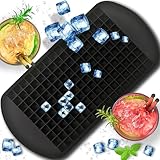 Retoo Eiswürfelform Silikon, 160 Stück, Mini-Eiswürfelschalen für Cocktails, Getränke, Biers, Whisky, Ice Cube Tray, BPA Frei, Mini Eiswuerfel Form, Eiswürfelformen