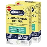 Zirkulin Verdauungshelfer 2x 45 Tabletten – Multi-Enzym-Komplex mit 7.500 FCC Laktase - Unterstützt die normale Verdauungsfunktion – Nahrungsergänzungsmittel mit Laktase, Cellulase & Calcium