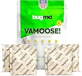 BugMD Vamoose Rodent Repellent Pouches (1 Pack, 4 Pouches) Plant-Powered Rat Repellent, Mouse Deterrent, Indoor & Outdoor Mice Repellent, Best Mouse Repellent, Natural Rat & Mouse Repellent