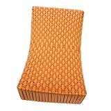 Ciieeo Wasserdichtes Atmungsaktives Nackenkissen aus Geflochtenem Kunst Rattan Ergonomisch Geformt für Sauna und Badewanne Mittlere für Senioren und Entspannende Sommernächte