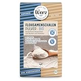Werz Flohsamenschalenpulver Bio 500g – Glutenfrei, Vegan, Ballaststoffreich – Perfekt zum Backen & Andicken – 100 % Natur, ohne Zusatzstoffe – Feines Pulver aus Flohsamenschalen mit hoher Quellkraft