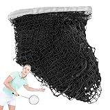 Badmintonnetze,Outdoor Badmintonnetz,Professionelles Badmintonnetz mit hoher Festigkeit | Faltbares tragbares Tennisnetz für Hinterhof Strandpark, Indoor Outdoor Fun Volleyballnetz