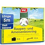 PIC Leimringe für Obstbäume selbstklebend - 5 Meter Leimring, stammschutz für obstbäume - Baumschutz, Baumleimring, Raupenleim für Obstbäume als Ring, Baumstamm Schutz