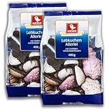 2 er Set Weiss Lebkuchen Allerlei 2 x 400 g