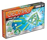 GEOMAG - CLASSIC PANELS - 83 Stück - Magnetische Bausteine für Kinder ab 5 Jahren - Schweizer Herstellung - Bausteine mit 28 Stäben, 24 Kugeln, 30 Platten, 1 Basis - Magnetische STEM-Spiele