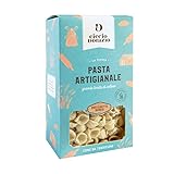 Pasta Orecchiette Baresi, handgefertigt von der Frantoio D'Orazio, traditionelle pugliese handwerkliche Pasta 500 gr