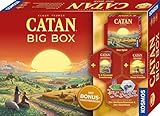 Kosmos 685225 Catan - Das Spiel Big Box, Starterset mit Catan - Das Spiel, inklusive Erweiterung für 5-6 Personen und Feiertagserweiterungen, Siedler von Catan, Brettspiel Klassiker