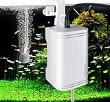 FEDOUR 1.5W Kleine Aquarium Luftpumpe: 72LPH Leise Einem Luftauslass Luftpumpen für Aquarien, Aquarium Luftsprudler Mit Zubehör