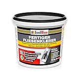 Isolbau Fertig-Fliesenkleber - 1,5 kg Eimer Dispersionskleber für Fliesen auf Wand & Boden im Innen- & Außenbereich