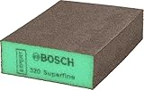 Bosch 1x EXPERT S471 Standard Schleifschwämme (für Farbe auf Holz, Weichholz, Ø 69 x 97 x 26 mm, Professional Zubehör Handschleifen)