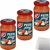 usy Bundle für G&G Pesto Rosso mit Hartkäse 3er Pack (3x190g Glas) + usy Block
