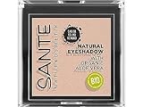 Sante Naturkosmetik Natural Eyeshadow 01 Pearly Opal, Lidschatten Matte Farbnuance, Bio-Extrakte, Vegan, 1, 8g