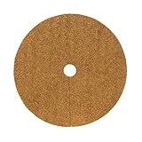 EUBEISAQI 10 Stück Kokosfaser-Matte Kokosfasern Mulch Ring Baumschutz Matte Liner Mulch Matte Pflanzenabdeckung Unkrautmatte Pflanzenabdeckung für Haus, Garten Pflanzen