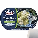 Appel Zarte Filets vom Hering in Dill-Kräuter-Creme (200g Dose) + usy Block