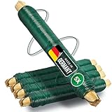 Novatool 5x Wickeldraht I grün I 0,65 mm I Draht I Basteldraht Gartendraht Blumendraht Bindedraht Biegedraht Pflanzendraht rostfrei Dekoband Dekodraht