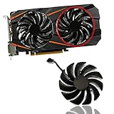 Dotodo 88MM T129215SU PLD09210S12HH P106-100 Grafikkarten-Kühler für Gigabyte GTX 960 / GTX 1050 / GTX 1060 / GTX 1070 / GTX 1070 ti/RX 470 570 580 Grafikkartenkühler (Fan) -B)