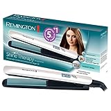 Remington Glätteisen Shine Therapy (hochwertige Keramikbeschichtung angereichert mit Mikrowirkstoffe für mehr Glanz -marokkanisches Arganöl & Vitamin E) LCD-Display, 150-230°C, Haarglätter S8500