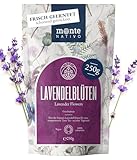 Lavendelblüten getrocknet (250g) Monte Nativo | Lavendel - 100% rein und natürlich | Kräutertee | Getrocknete Blüten | Blüten für Lavendelsäckchen, Potpourri, Tee oder als Duft | Lavendel getrocknet