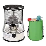 4,6L / 6L Petroleumheizung, Innen- und Außenheizung, Kerosinöfen Notheizungen Camping Zelt Mobile 6-Docht Küche Herd Einstellbare Flamme (Color : W