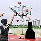 Generisch Basketballkorb-Returner, Basketball-Schuss-Rückkehrgerät, Rebounder, Basketball-Return, Suspended Ball Return Training für Kinder/Jugendliche/Erwachsene, zeitsparendes Wurftraining