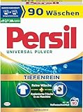 Persil Universal Pulver Tiefenrein Waschmittel (90 Waschladungen), Vollwaschmittel für reine Wäsche und hygienische Frische für die Maschine, effektiv von 20 °C bis 95 °C