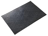 Walser Universal Auto-Gummimatte, zuschneidbare Fußraummatte Auto, rutschfeste Wabenmatte, Automatte, PKW-Fußraummatte, Schmutzfangmatte 69x48cm