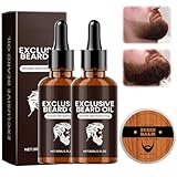2 Stück Bartöl Herren Bartwuchsmittel Männer Beard Oil Bartpflege Für Männer Bart Wachstum Pflege Bartwachstum Bartwuchs Bartwuchsmittel Bartserum Bartöl Wachstum Bartpflege Set Für Männer Bartbalsam
