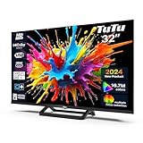 TuTu TUB32HN1NC Fernseher 32 Zoll (80cm) LED HD-Ready Triple Tuner (DVB-T/T2-C-S/S2) HDMI USB-Media Player CI/CI+ Hotelmodus Mittelfuss