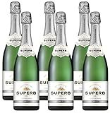 Superb Sekt Brut aus traditioneller Flaschengärung (6 x 0.75 l)