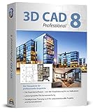 3D CAD 8 PRO - 2D und 3D Zeichenprogramm für Architekten - Hausplaner, Wohnungsplaner, technische Zeichnungen - Windows 11, 10, 8.1, 7