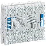 UNITEC Lüsterklemme 10 Stück | 12 polig | bis 380 Volt einsetzbar | 1,5-2,5 mm² | transparent