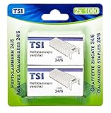TSI 49028 Heftklammern 24/6, 2x 1000er Packung