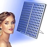 Bräunungslampe Gesichtsbräuner Solarium Portable Tanning Lamp für Zuhause, 24W Tragbare Bräunungslampen Sonnenlampe mit 182 Stück LED Augenschutz und Halterung für Gesicht und Körper