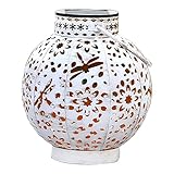 KONTONTY 1 Stück Solarlaterne Rasen Hängende Gartenlaternen Solarleuchten Garten Gartenleuchten Solar Solarbetriebene Gartenlaternen Solar- Solarleuchten Im Garten Weiß Rostfreier Stahl