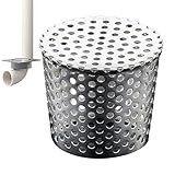 Dachrinnen-Fallrohrsieb – Edelstahl Dachrinnenablaufabdeckung | Anti-Blockier-Sieb, Gartengeräte für Dachreinigung Drainagewasser