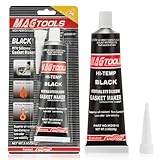 flintronic Dichtmasse Motor, 85ml Motordichtmasse, Ölbeständig Hochtemperatur Silikon Dichtmasse, Zylinderkopfdichtung Dichtmittel, Dichtsilikon Dichtungsmasse für Autos Motorräder Reparatur(Schwarz)