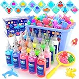 Hot Bee Aqua Gelz Set, DIY Kreatives Spielzeug Ab 4 5 6 7 Jahre Mädchen, 3D Aqua Fairy Creature Kinder Magic Water Elf Toy Kit, Squishy Selber Machen Set, Magisches Wassergel Geschenk Für Mädchen 4+