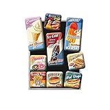 Nostalgic-Art Retro Kühlschrank-Magnete, American Diner – Geschenk-Idee für Diner-Fans, Magnetset für Magnettafel, Vintage-Design, 9 Stück