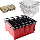 Umweltfreundliche Papier-Brikettpresse, effiziente DIY-Kamin-Kamin-Maschine für Heizen und Camping