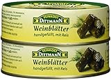 Feinkost Dittmann Gefüllte Weinblätter mit Reis, 6er Pack (6 x 200 g)